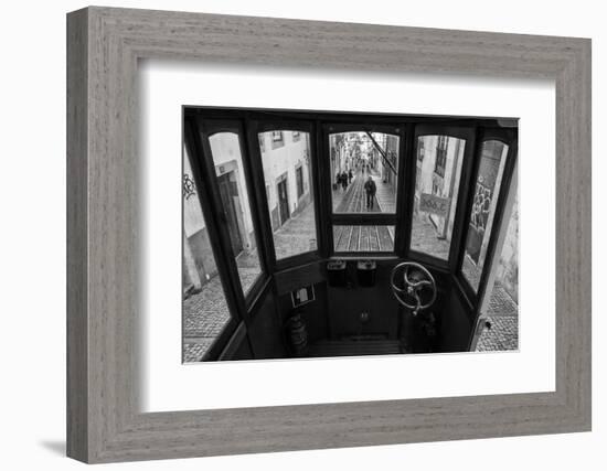 Life in Bica-Luis Sarmento-Framed Photographic Print