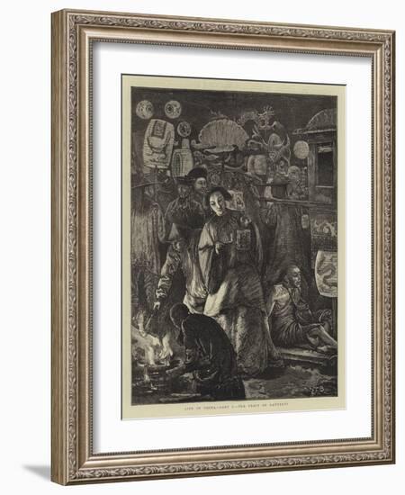 Life in China, Part I, the Feast of Lanterns-Edward Frederick Brewtnall-Framed Giclee Print