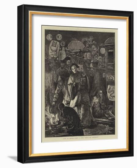 Life in China, Part I, the Feast of Lanterns-Edward Frederick Brewtnall-Framed Giclee Print