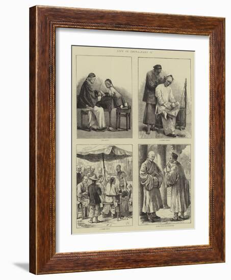 Life in China, Part Ii-null-Framed Giclee Print