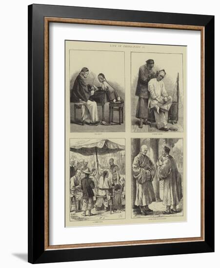 Life in China, Part Ii-null-Framed Giclee Print