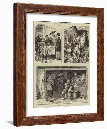 Life in China, Part III-Henry Woods-Framed Giclee Print