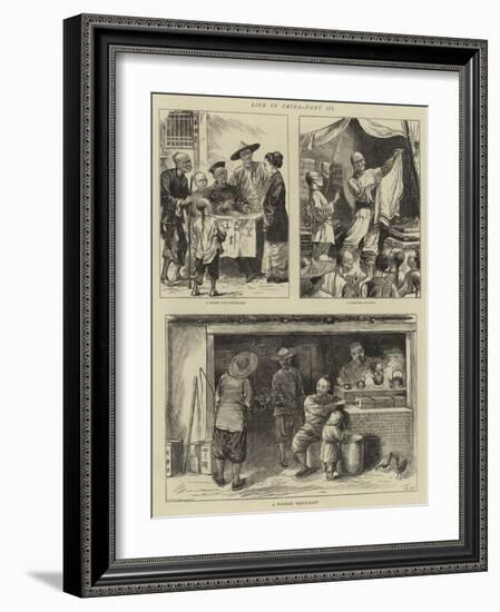 Life in China, Part III-Henry Woods-Framed Giclee Print