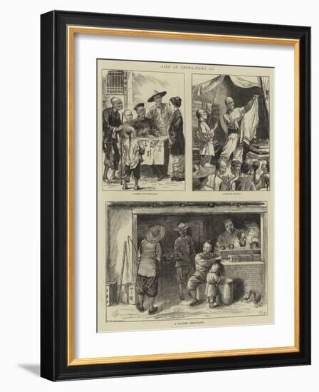 Life in China, Part III-Henry Woods-Framed Giclee Print