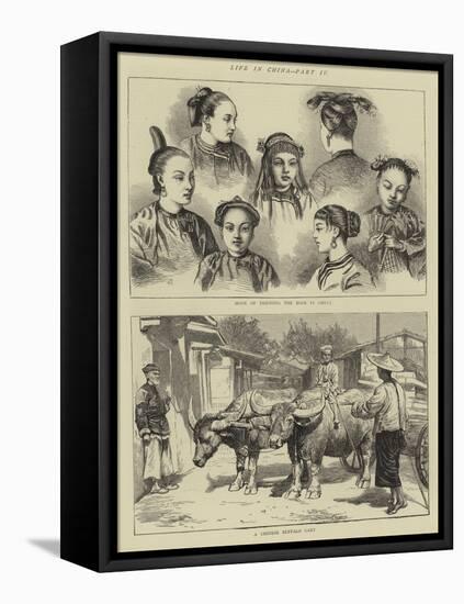 Life in China, Part IV-Alfred Chantrey Corbould-Framed Premier Image Canvas