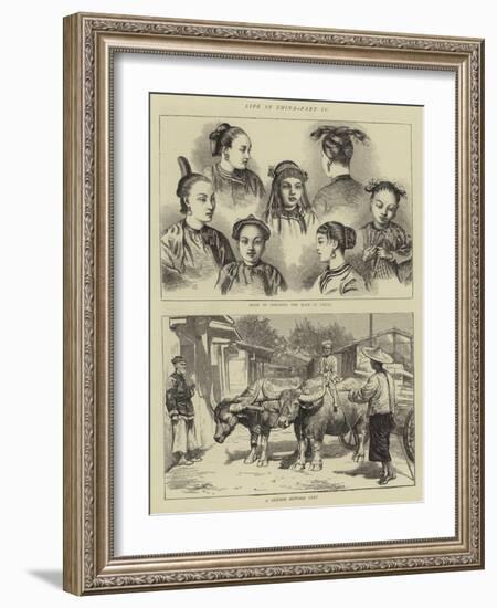 Life in China, Part IV-Alfred Chantrey Corbould-Framed Giclee Print