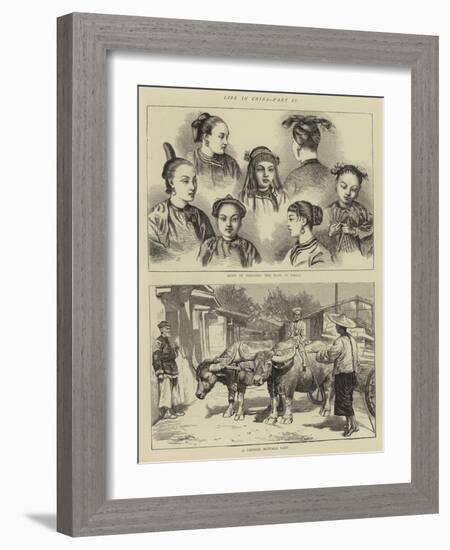 Life in China, Part IV-Alfred Chantrey Corbould-Framed Giclee Print