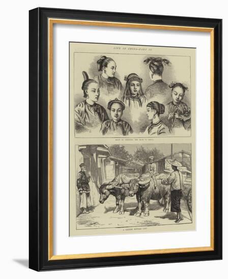 Life in China, Part IV-Alfred Chantrey Corbould-Framed Giclee Print