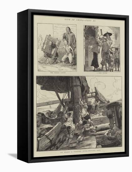 Life in China, Part Xi-Alfred Chantrey Corbould-Framed Premier Image Canvas