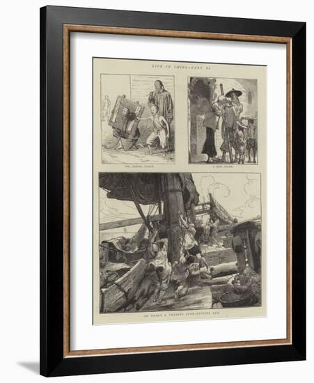 Life in China, Part Xi-Alfred Chantrey Corbould-Framed Giclee Print