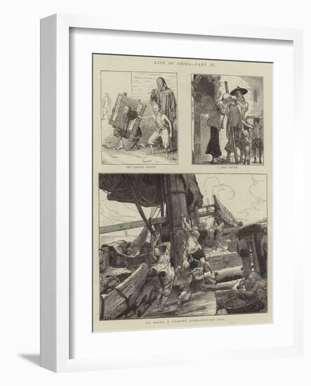 Life in China, Part Xi-Alfred Chantrey Corbould-Framed Giclee Print