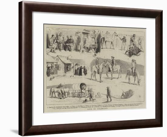 Life in Colorado-Alfred Chantrey Corbould-Framed Giclee Print