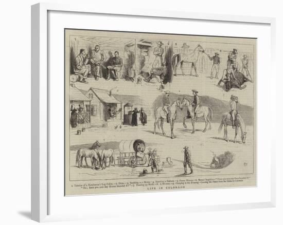 Life in Colorado-Alfred Chantrey Corbould-Framed Giclee Print