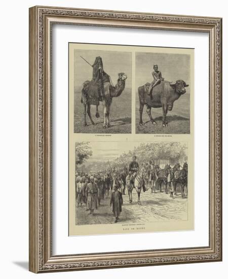 Life in Egypt-Godefroy Durand-Framed Giclee Print