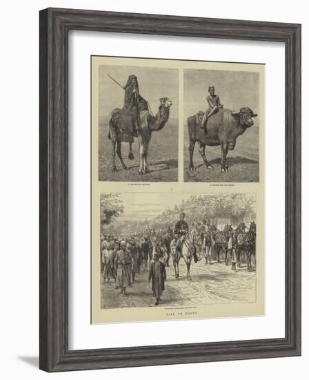 Life in Egypt-Godefroy Durand-Framed Giclee Print