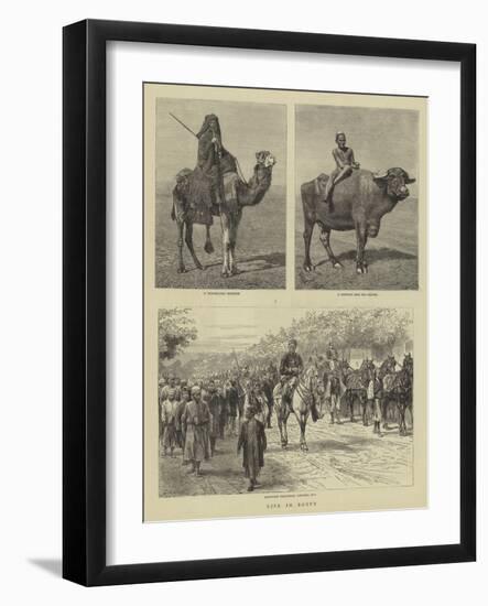 Life in Egypt-Godefroy Durand-Framed Giclee Print