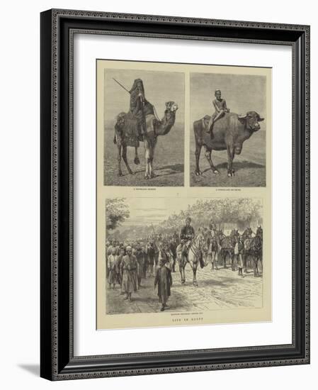 Life in Egypt-Godefroy Durand-Framed Giclee Print