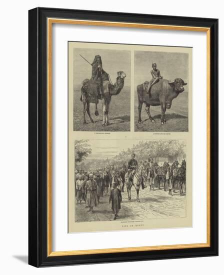 Life in Egypt-Godefroy Durand-Framed Giclee Print