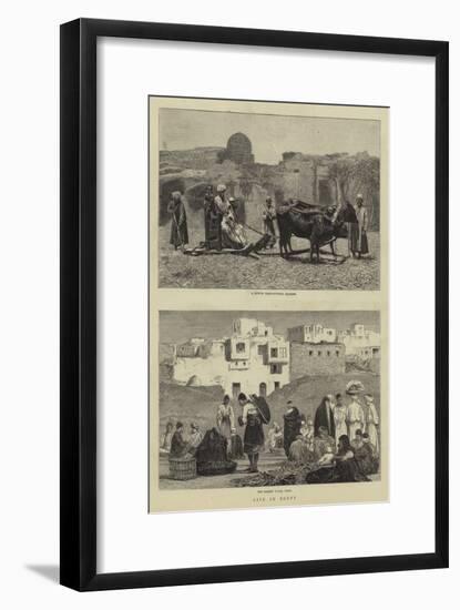 Life in Egypt-null-Framed Giclee Print