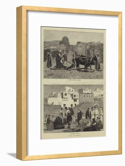 Life in Egypt-null-Framed Giclee Print