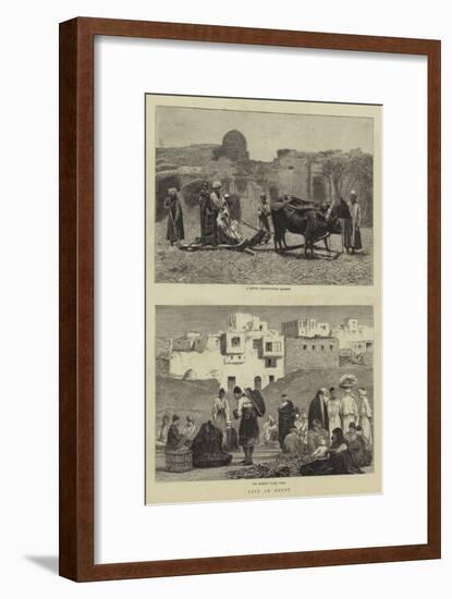 Life in Egypt-null-Framed Giclee Print