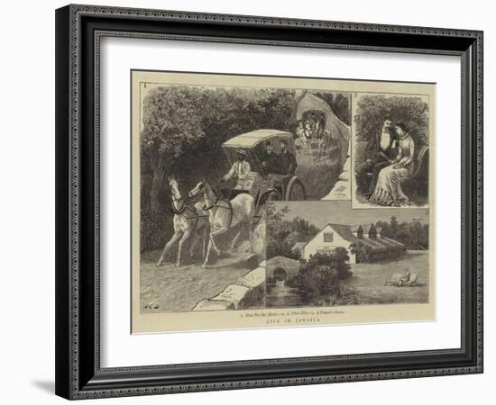 Life in Jamaica-John Charles Dollman-Framed Giclee Print