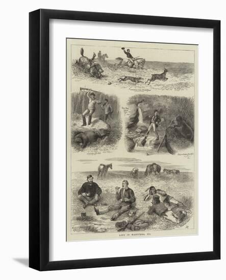 Life in Manitoba, III-William Ralston-Framed Giclee Print