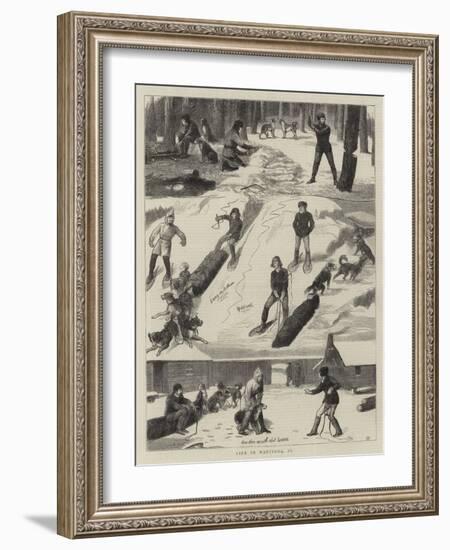 Life in Manitoba, IV-William Ralston-Framed Giclee Print