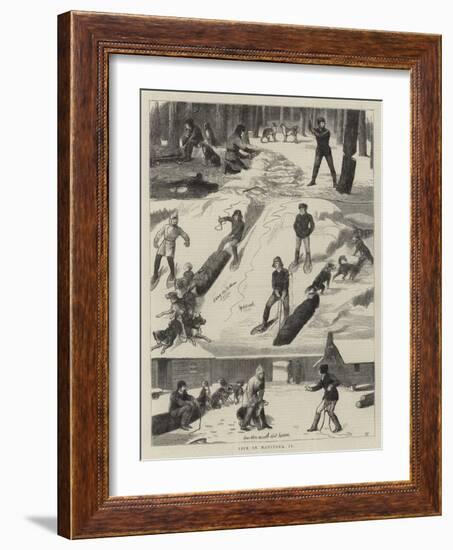 Life in Manitoba, IV-William Ralston-Framed Giclee Print