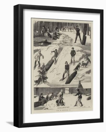 Life in Manitoba, IV-William Ralston-Framed Giclee Print