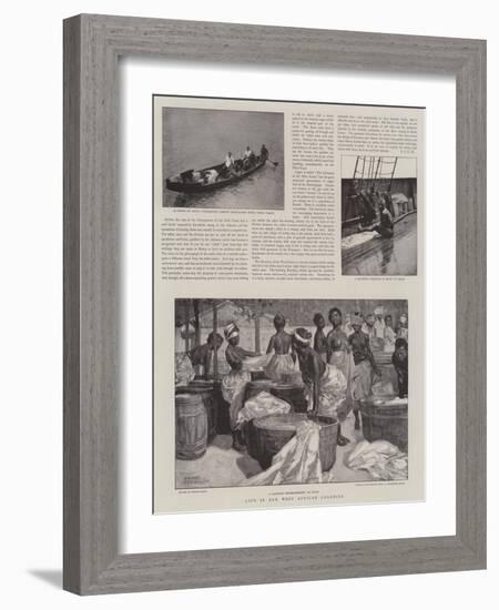 Life in Our West African Colonies-Frank Craig-Framed Giclee Print