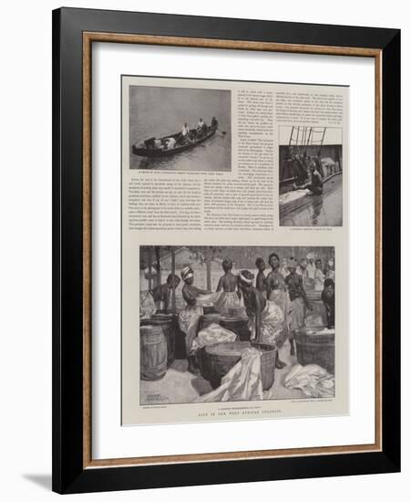 Life in Our West African Colonies-Frank Craig-Framed Giclee Print