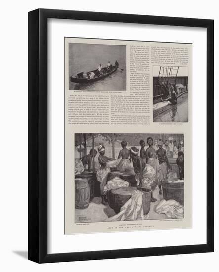 Life in Our West African Colonies-Frank Craig-Framed Giclee Print