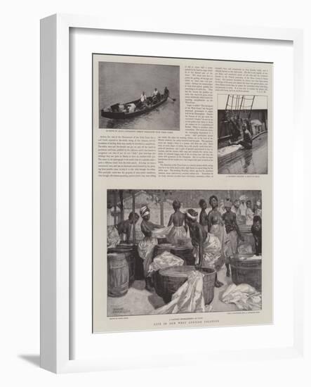 Life in Our West African Colonies-Frank Craig-Framed Giclee Print