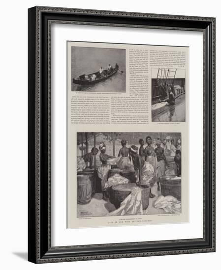 Life in Our West African Colonies-Frank Craig-Framed Giclee Print