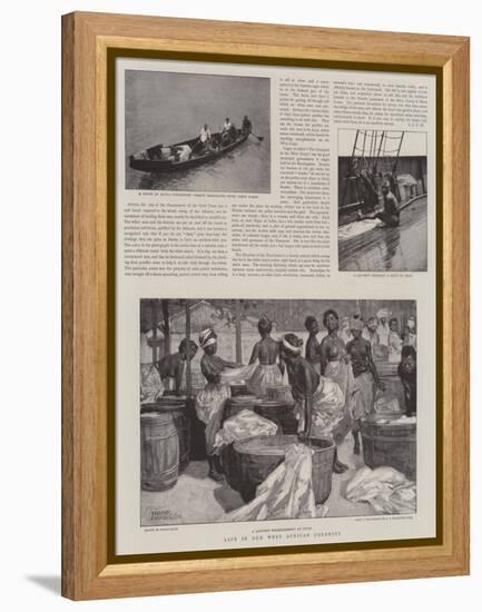 Life in Our West African Colonies-Frank Craig-Framed Premier Image Canvas