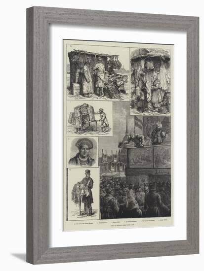 Life in Russia-Johann Nepomuk Schonberg-Framed Giclee Print