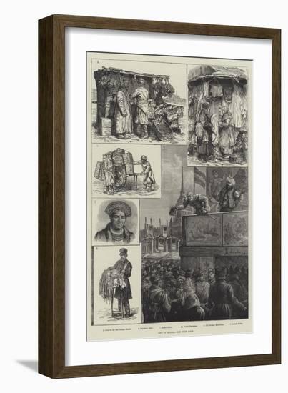 Life in Russia-Johann Nepomuk Schonberg-Framed Giclee Print