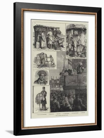 Life in Russia-Johann Nepomuk Schonberg-Framed Giclee Print