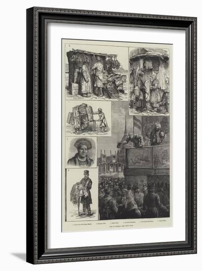 Life in Russia-Johann Nepomuk Schonberg-Framed Giclee Print