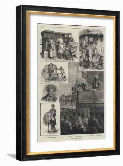 Life in Russia-Johann Nepomuk Schonberg-Framed Giclee Print