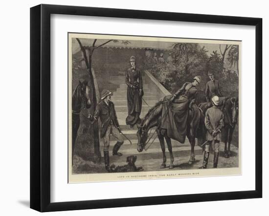 Life in Southern India, the Early Morning Ride-Arthur Hopkins-Framed Giclee Print