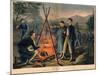 Life in the Camp, Published by Currier and Ives, 1863-Thomas Nast-Mounted Giclee Print