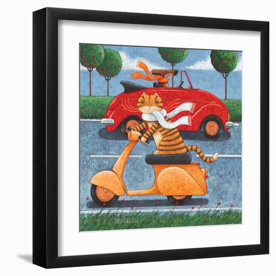 Life in the Fast Lane-Peter Adderley-Framed Art Print