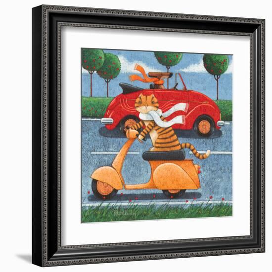 Life in the Fast Lane-Peter Adderley-Framed Art Print