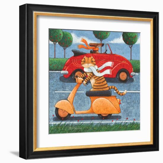 Life in the Fast Lane-Peter Adderley-Framed Art Print