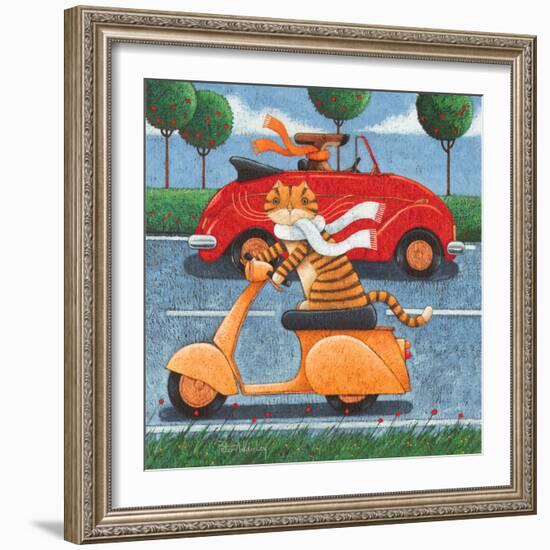 Life in the Fast Lane-Peter Adderley-Framed Art Print