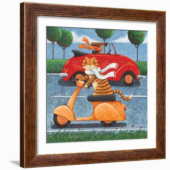 Life in the Fast Lane-Peter Adderley-Framed Art Print