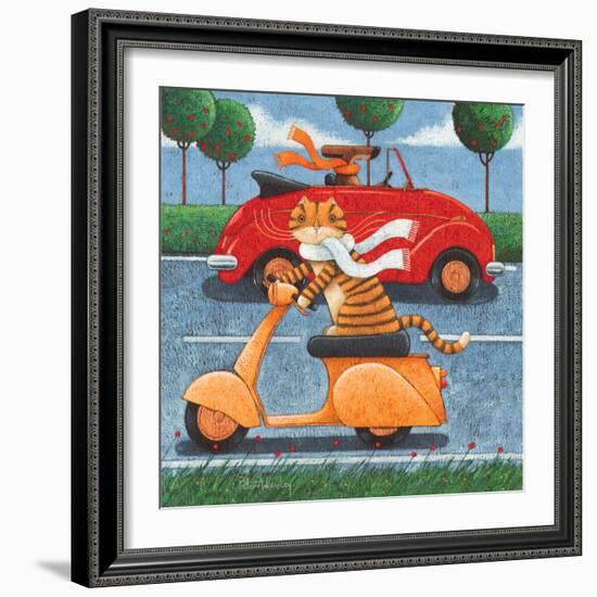 Life in the Fast Lane-Peter Adderley-Framed Art Print