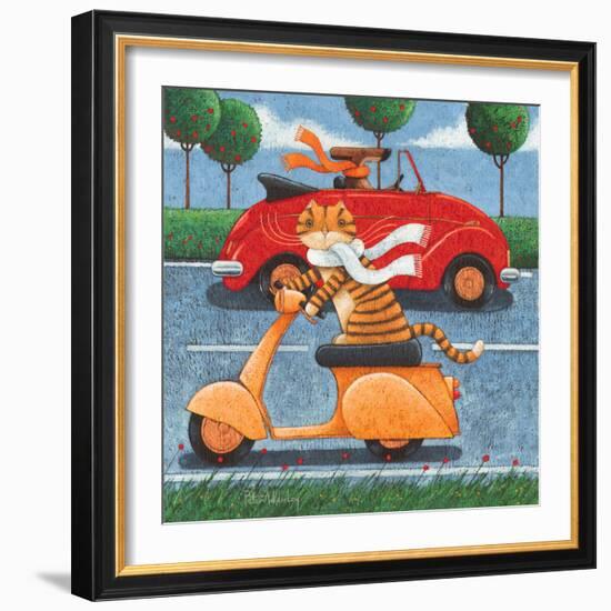 Life in the Fast Lane-Peter Adderley-Framed Art Print